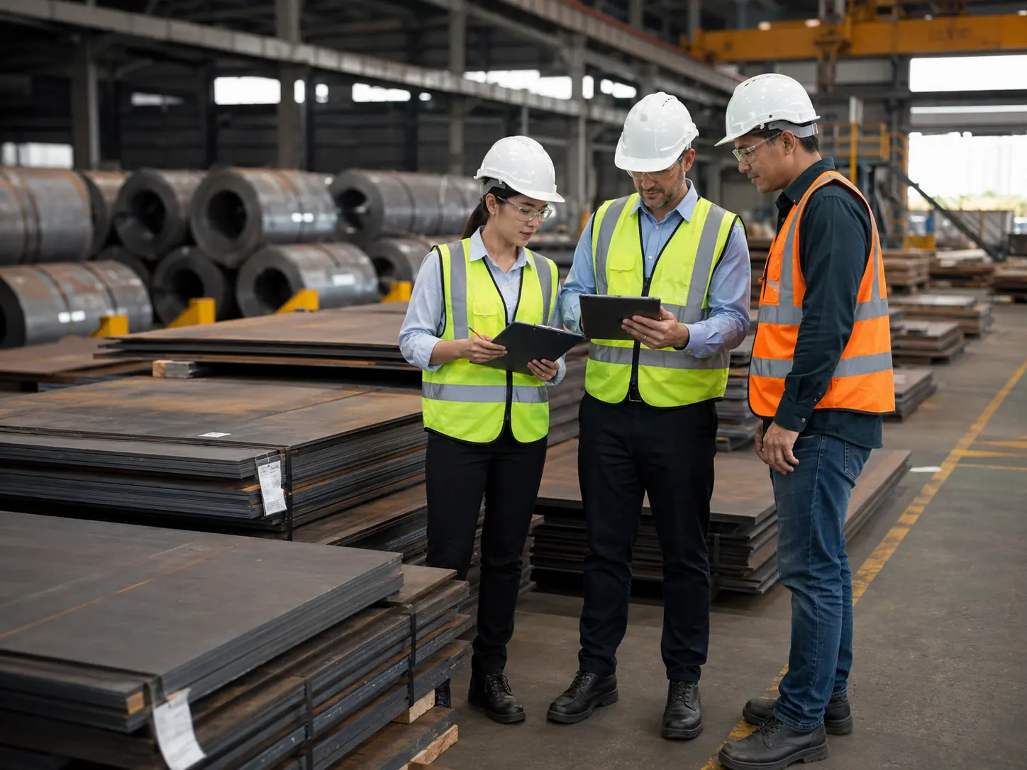 Controlled industrial materials export compliance